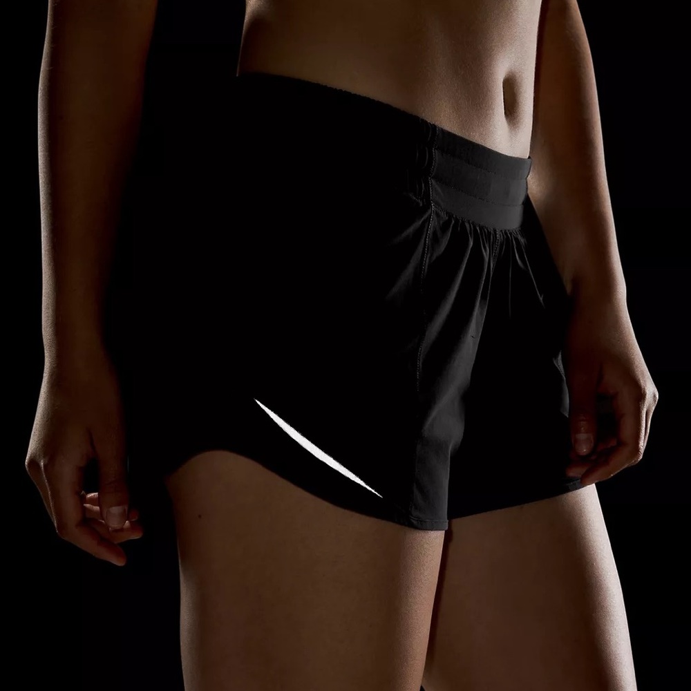 Lululemon Hotty Hot Low Rise 4” in Black